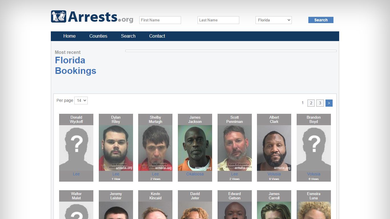 Florida Arrests and Inmate Search